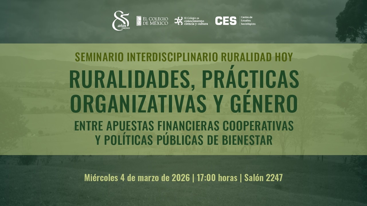 Ruralidades, prácticas organizativas y género