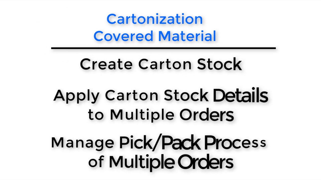 40 Da Vinci Unified Training - Intelligent Pick and Pack with Warehouse Cartonization