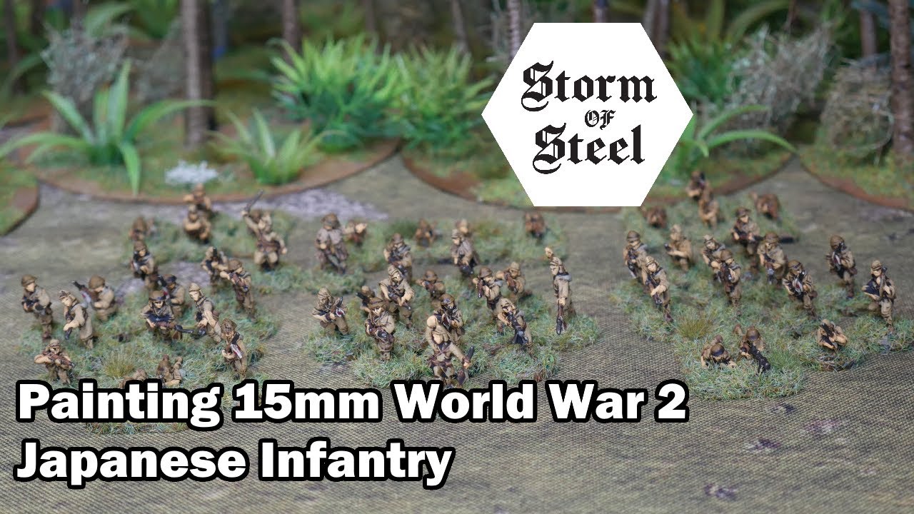 Painting 15mm World War 2 Japanese Infantry | Storm of Steel Wargaming