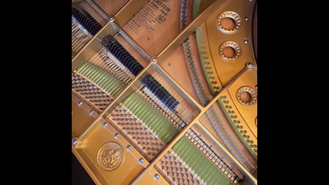 Testing restored C. Bechstein model C year 1910