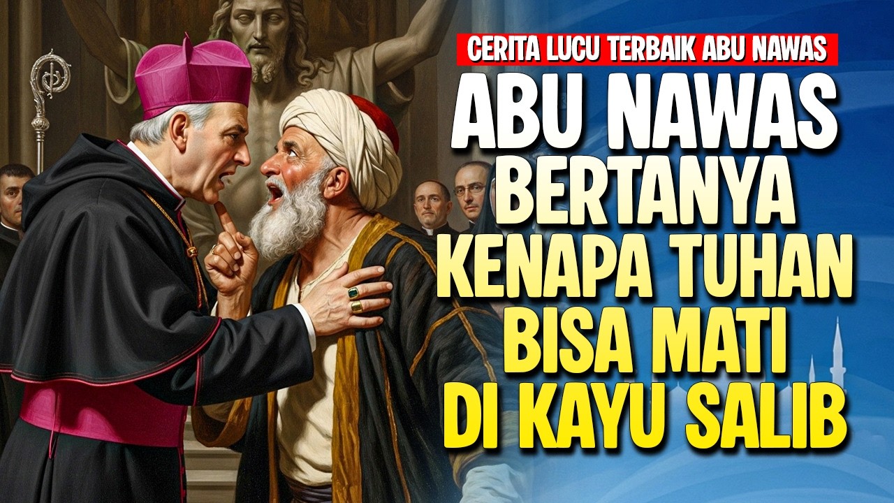 ABU NAWAS SKAKMAT PENDETA KRISTEN TENTANG YESUS YANG MATI DIKAYU SALIB - CERITA LUCU PENGANTAR TIDUR