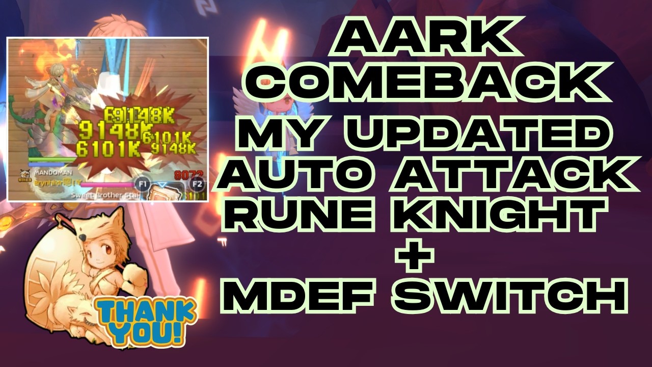 2026 ROM Classic - AARK Comeback! My Updated Auto Attack Rune Knight + MDEF Switch
