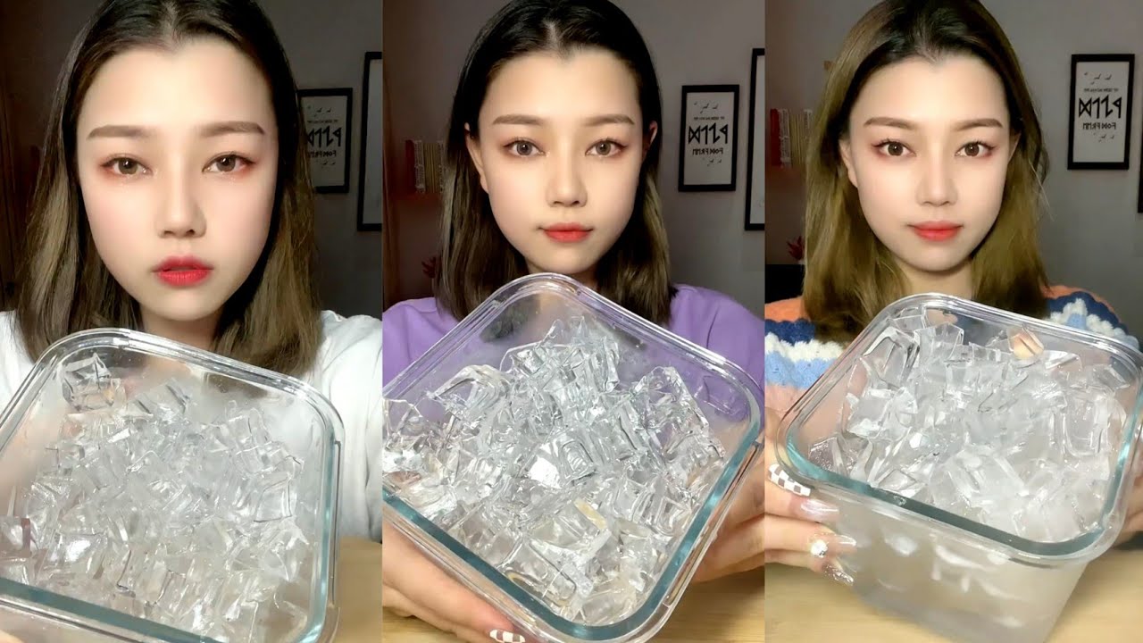 SOLO SUN GIRL | ICE CUBE EATING \ THIN ICE EATING | ICE EATING