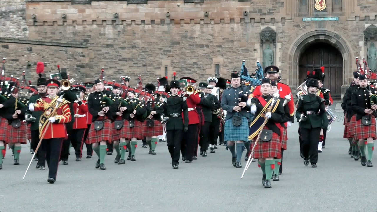 2025 The Ceremony of Beating Retreat at Edinburgh Castle, Scotland- Part 1