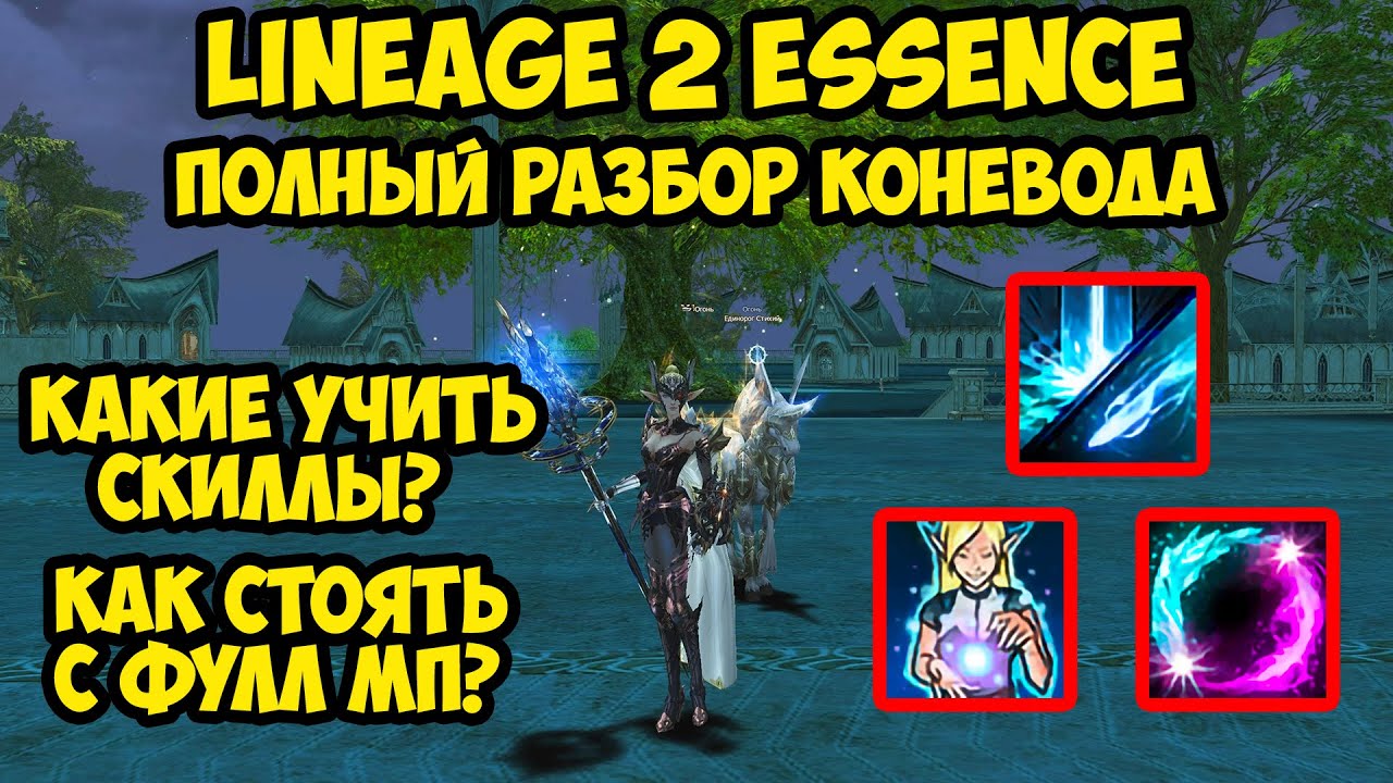 ПОЛНЫЙ РАЗБОР коневода в Lineage 2 Essence.