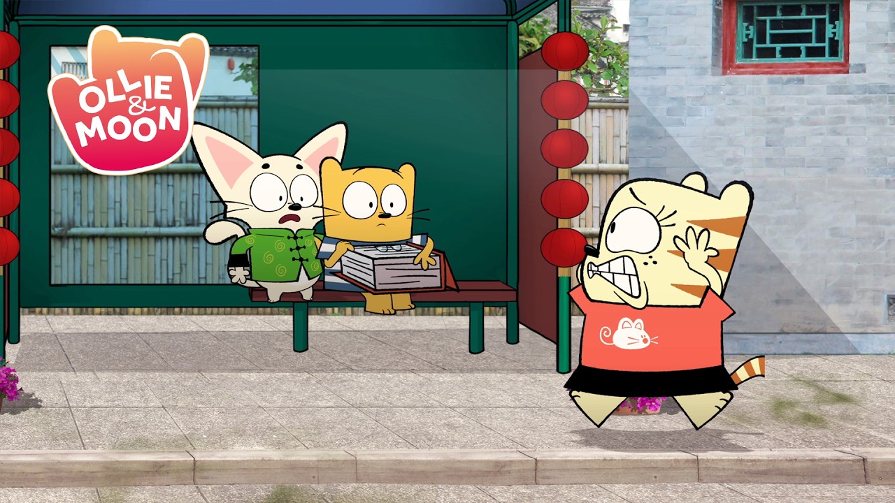 Chinese New Year: Take Turns, Get the Treat 🧧🥟 | Ollie and Moon English | 1H | S1 | Cartoon for kids