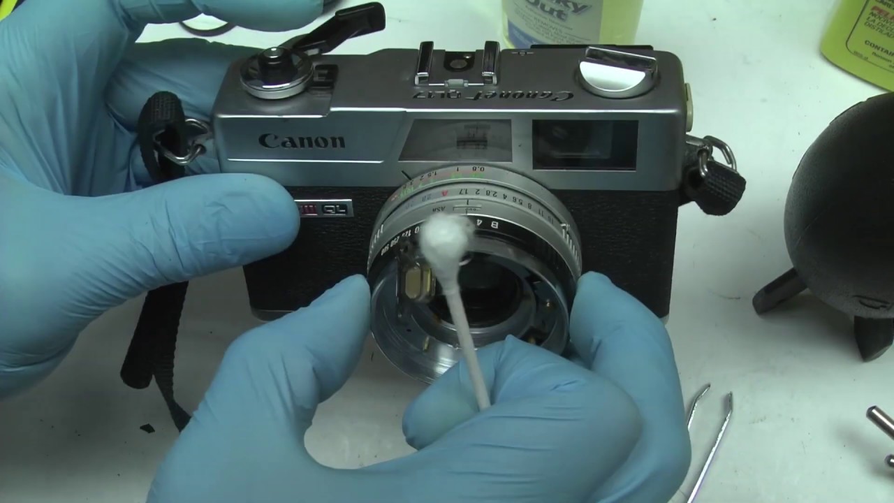 Canon Canonet Sticky Shutter and Aperture Repair