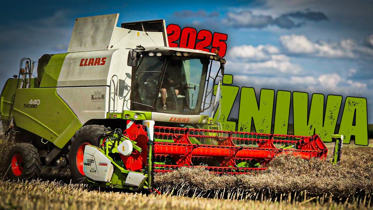 🌾🚜 Żniwa Rzepaczane 2025 🚜🌾 2x Claas Tucano 440 😎 Klasa Sama W Sobie !! 😎