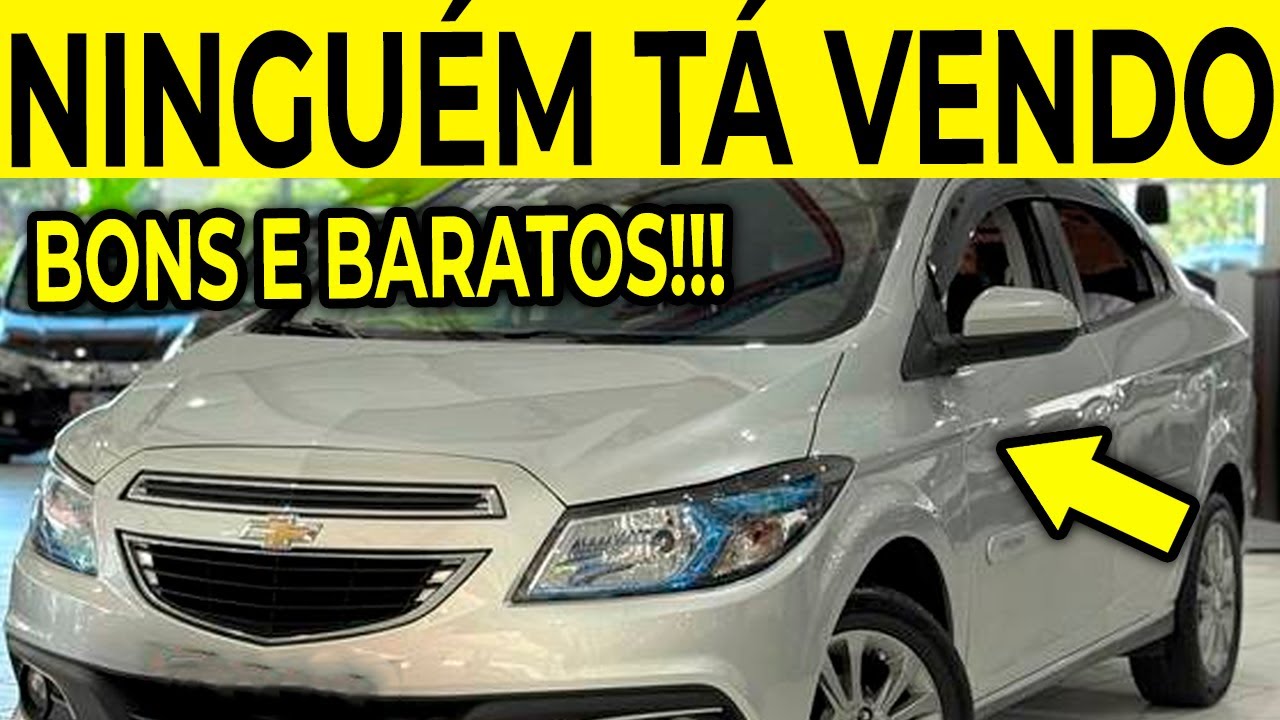 💸🚗 5 CARROS BONS E BARATOS PRA QUEM TÁ COM O ORÇAMENTO NO LIMITE