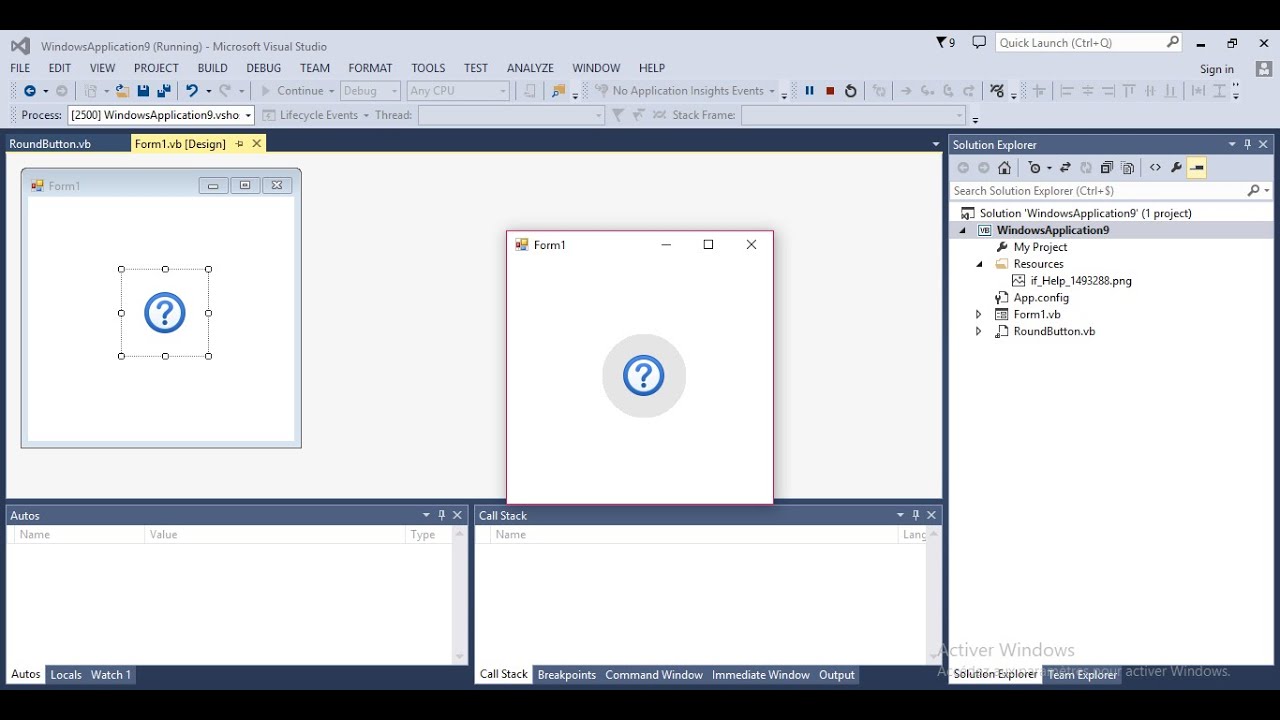 How to make Round Button in VB.NET