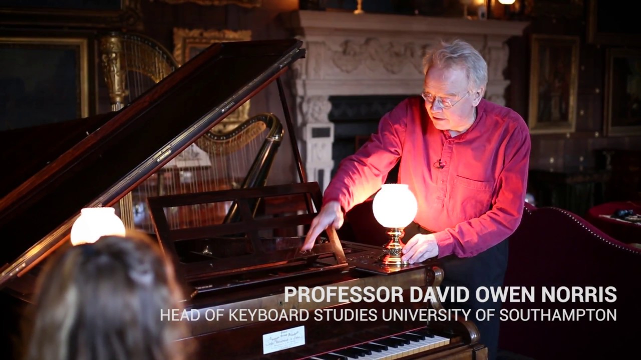 David Owen Norris explains the 1846 Broadwood piano at The Vyne