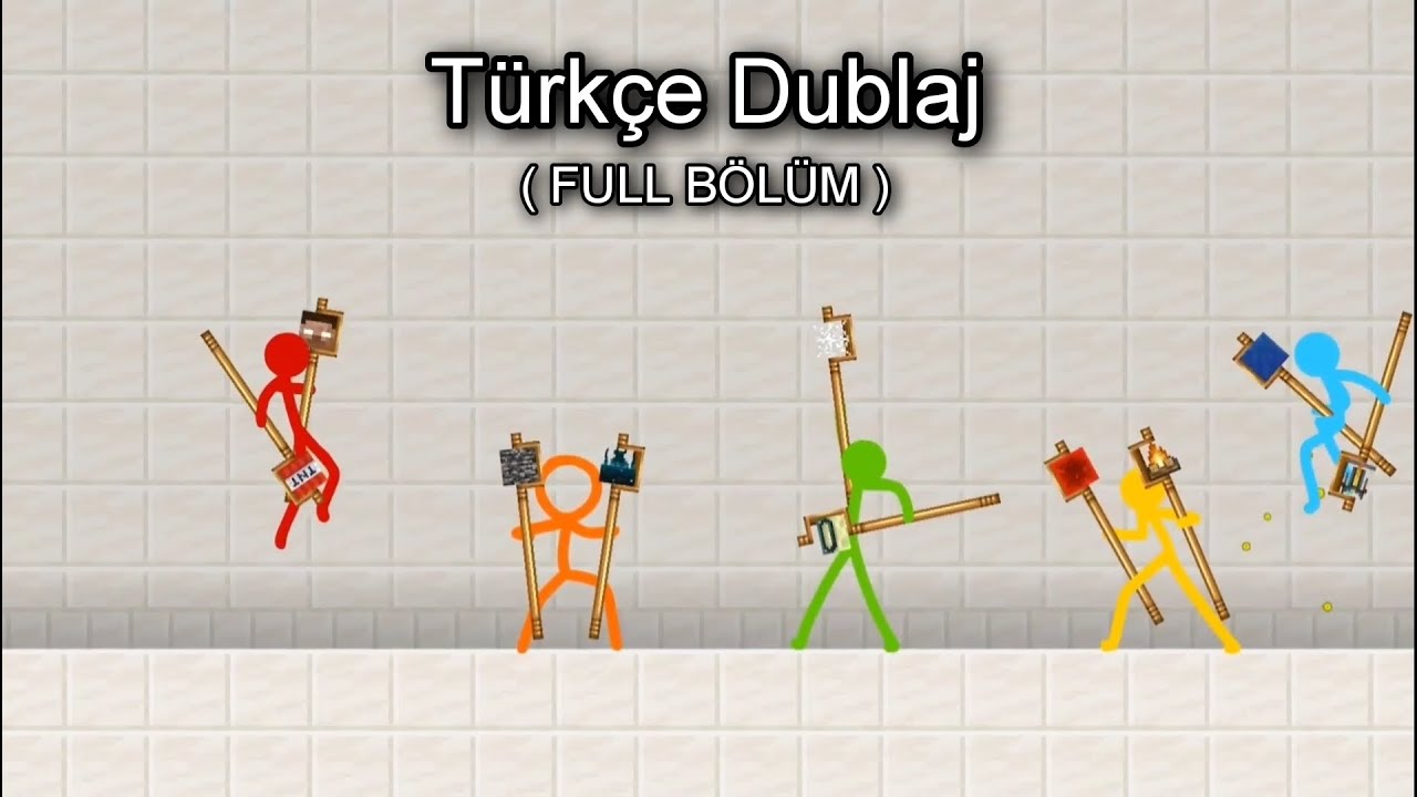 LUCKY BLOCK STUFF - Tam Bölüm Türkçe Dublaj (Minecraft vs Animation )Alan Becker Türkçe Dublaj