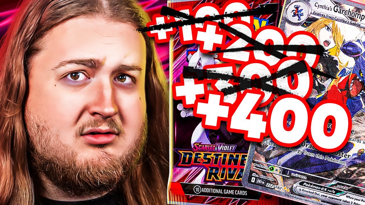 Opening 400 Destined Rivals Packs until I Pull Cynthia