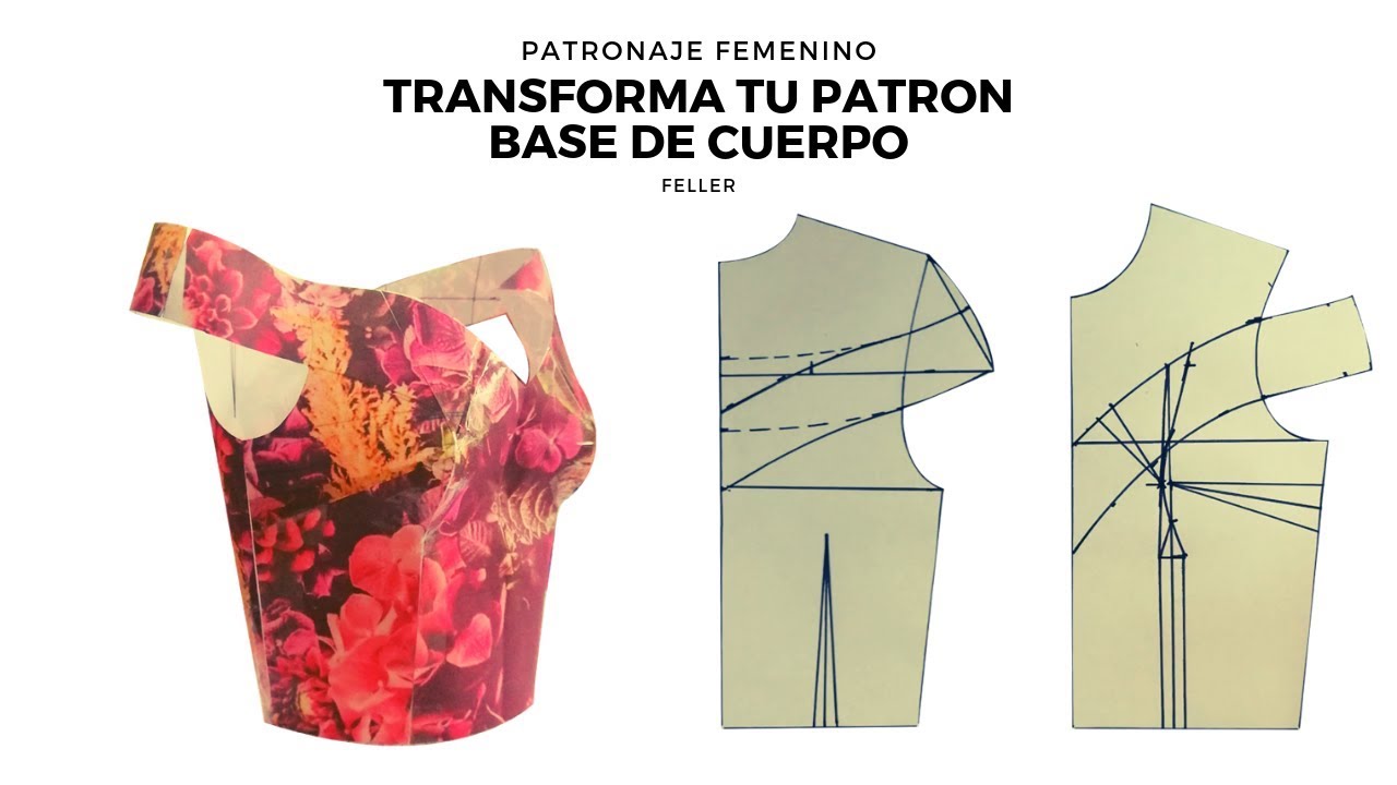 Cómo Transformar tu Patrón Base a Alta Costura | Tutorial Completo
