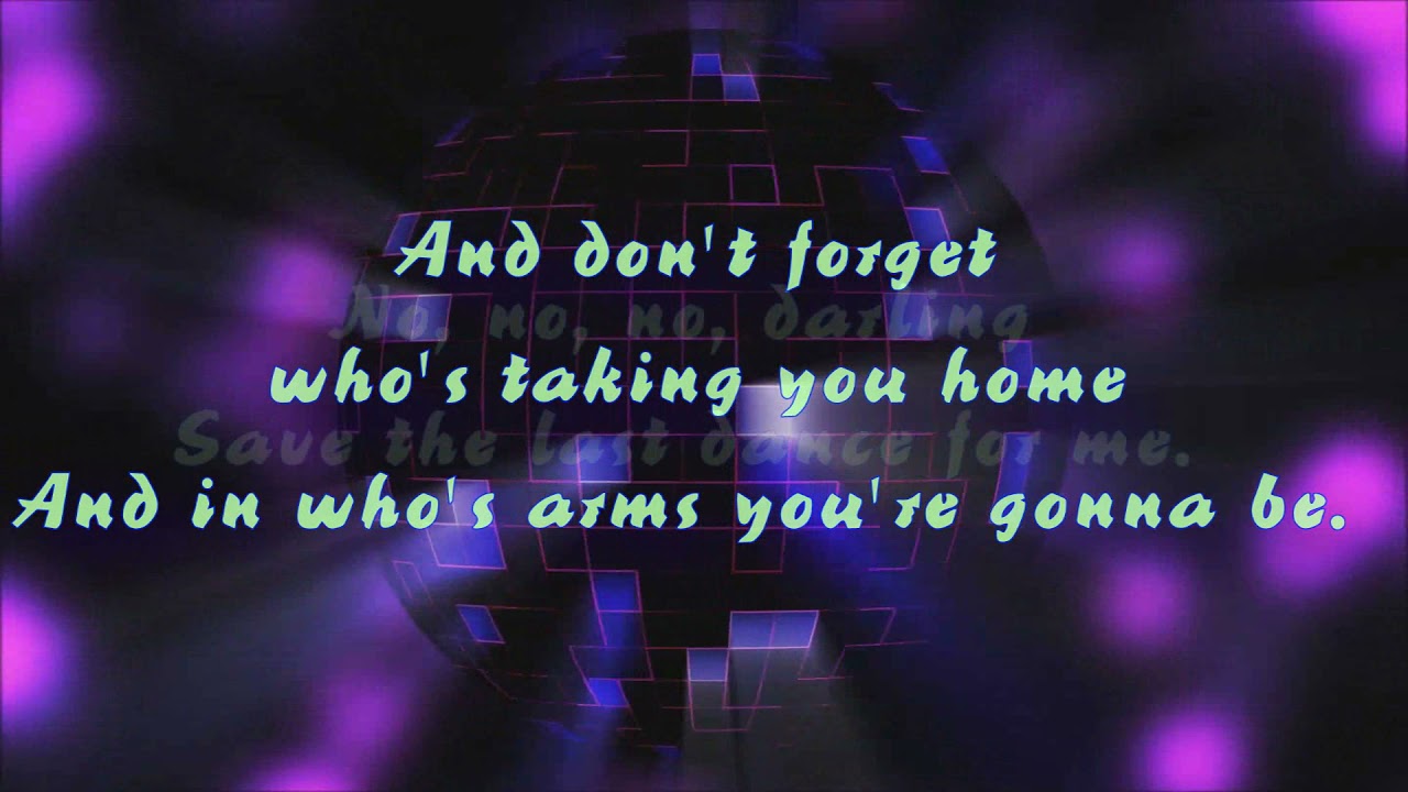 Karaoke _ Save The Last Dance For Me