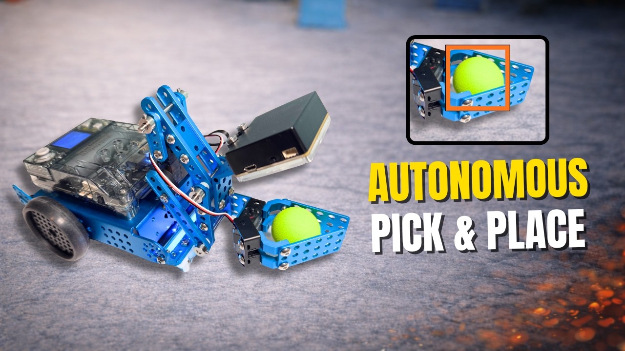 mBot2 Pick & Place Crash Course | Vision-Based Autonomous Robot (Start to Finish)