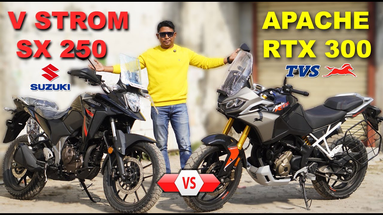 TVS RTX 300 Vs Suzuki V Strom SX 250 which one is Best ..? Price Mileage Specifications