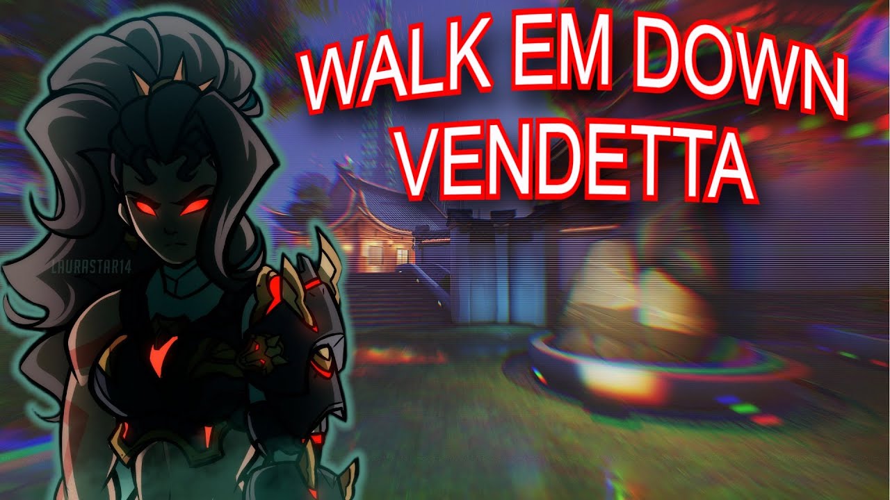 i walk people down as vendetta