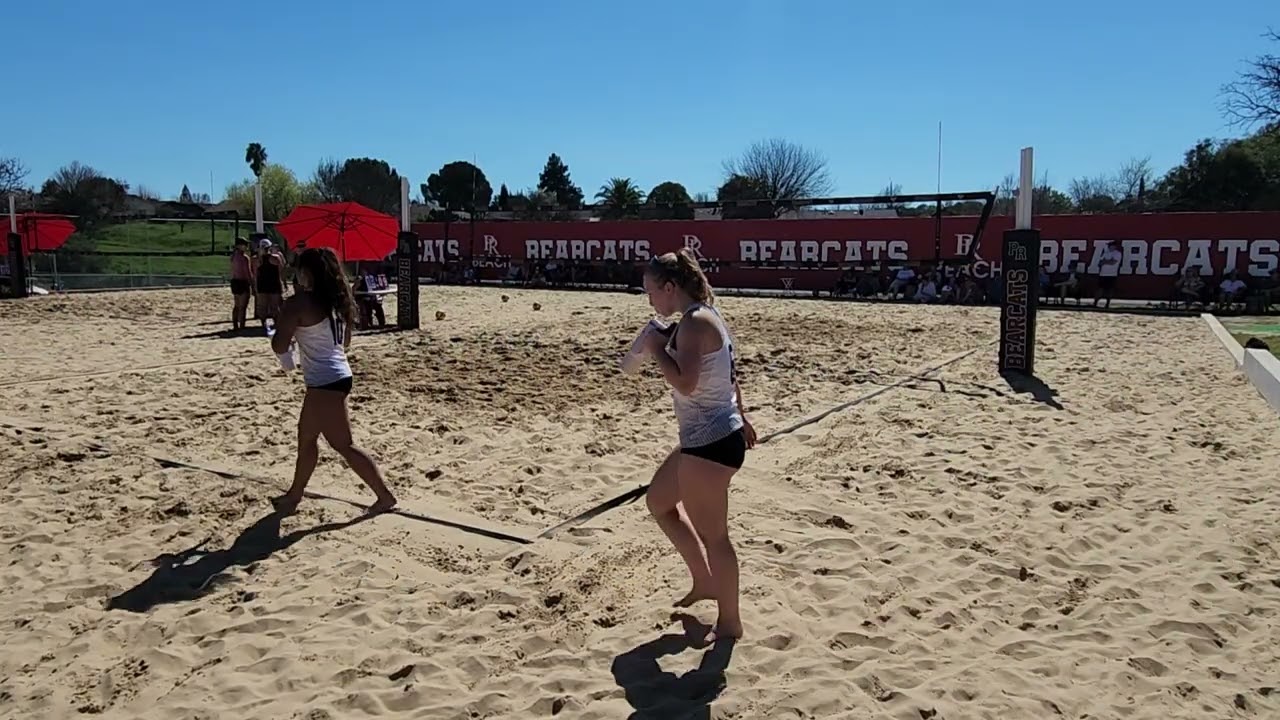 2026 Paso Robles Varsity Beach Volleyball Tournament Lily & Philline vs SLO 4
