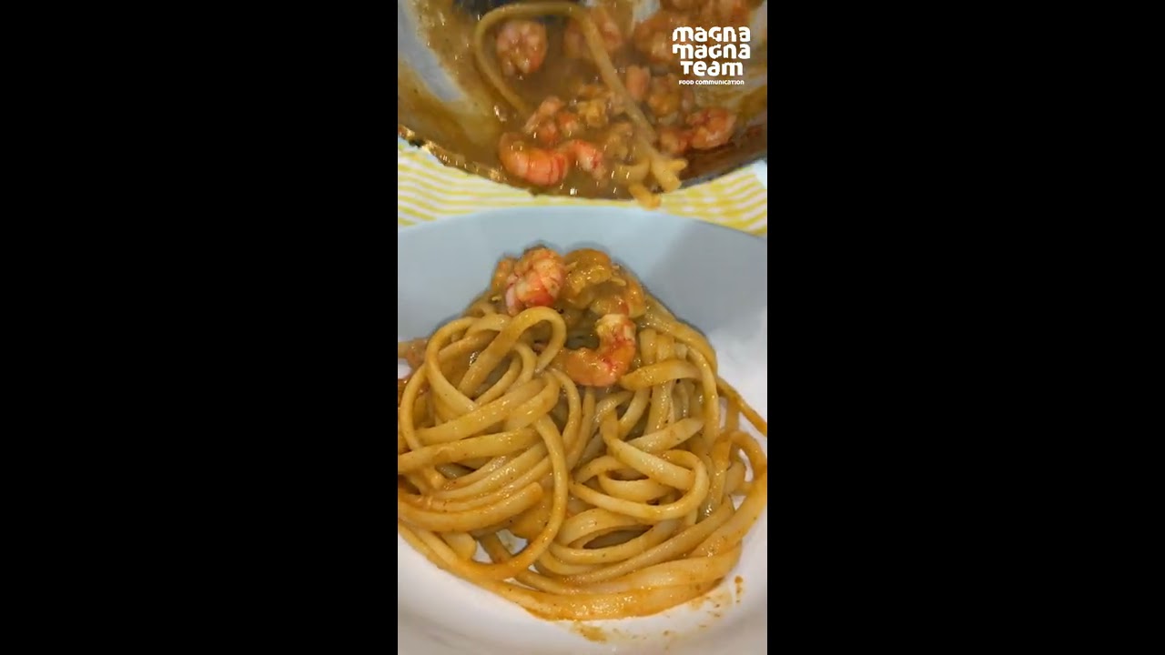 RICETTA LINGUINE AL GAMBERO ROSSO!🦐
