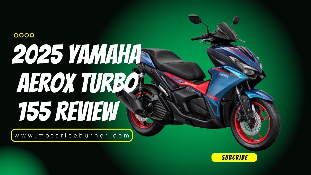 Обзор Yamaha Aerox Alpha Turbo 155 2025 года: Превосходство с турбонаддувом! 🏍️🔥