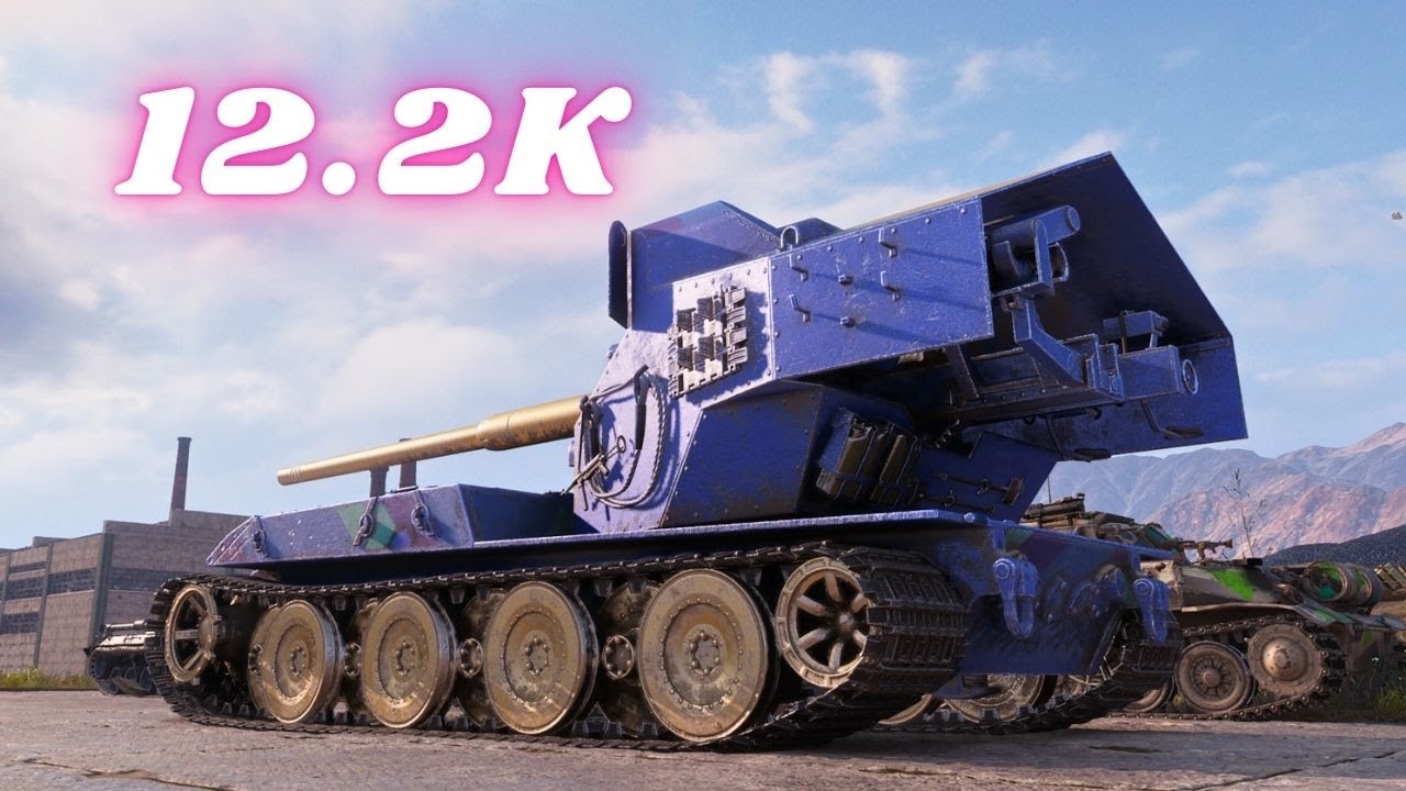 Waffenträger auf E 100 - 12.2K Damage & Waffenträger auf E 100 - 10 Kills  World of Tanks