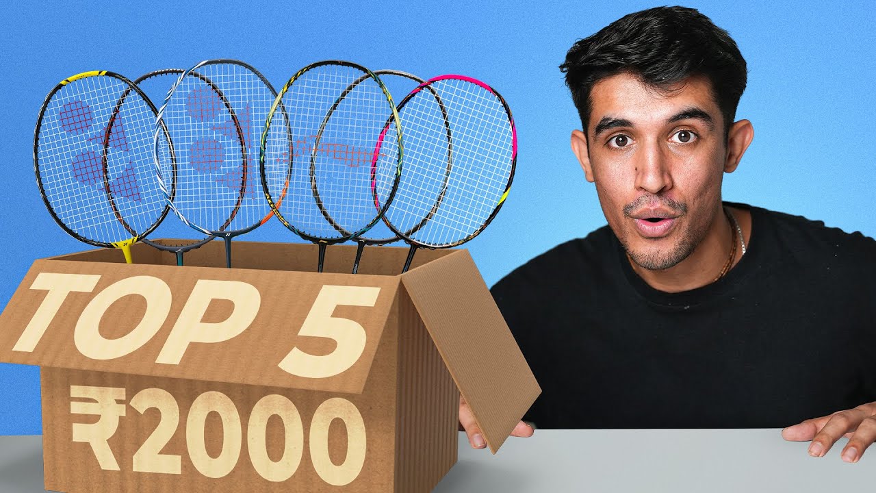 Top 5 Rackets under ₹2000 in 2025 !