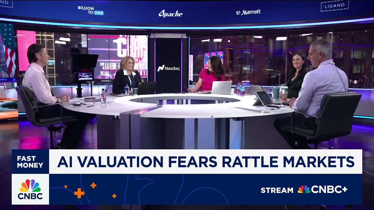 'Fast Money' traders talk AI valuation fears rattling the markets