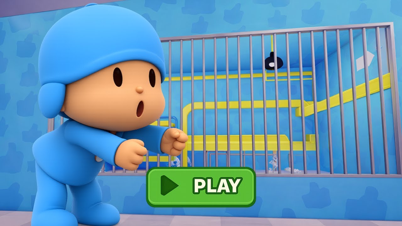 POCOYO PRISON RUN! Obby roblox! Gameplay Walkthrough No Death 4K