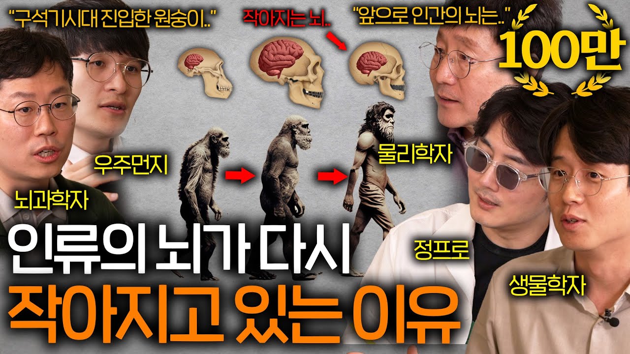 최근 과학자들이 밝혀낸 인간의 뇌가 점점 작아지고 있는 이유 ㅣ과학을 보다 EP.65 (+삼체 리뷰)