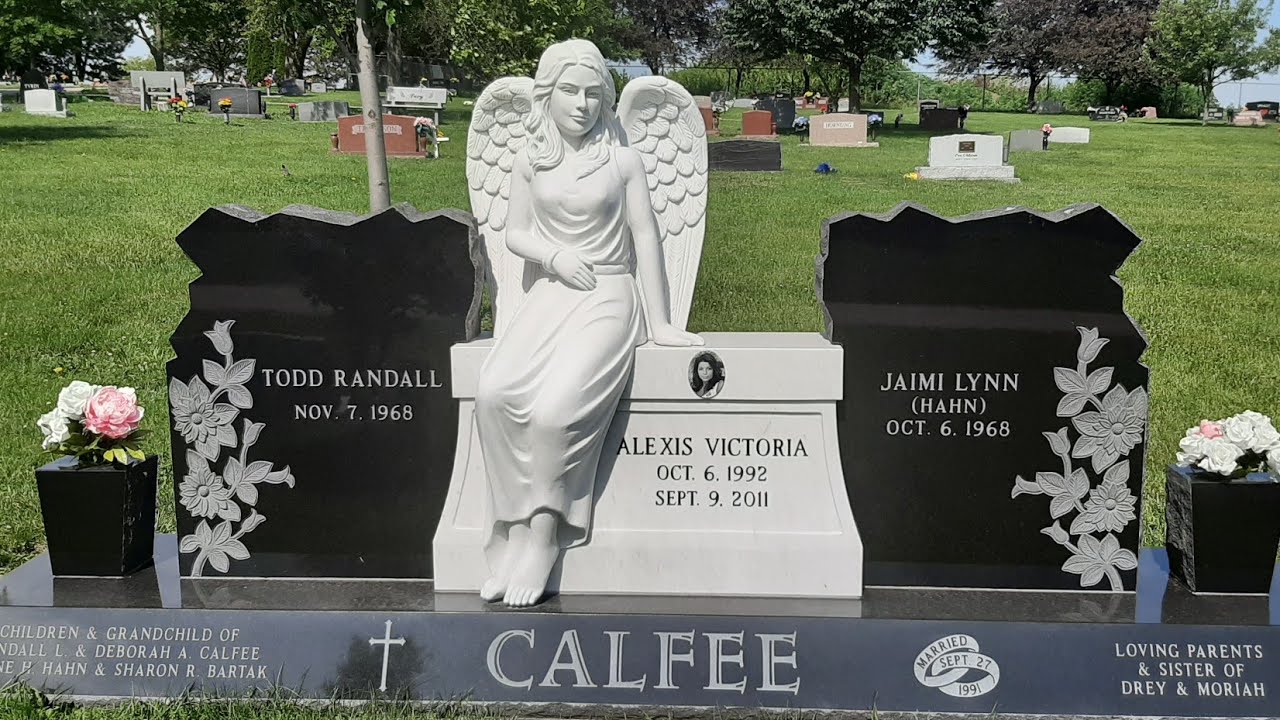 Faces in death--Fairview cemetery--Lincoln,Nebraska