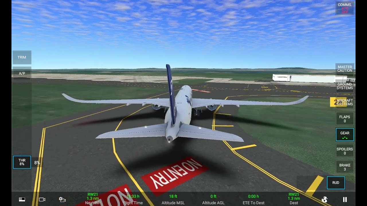 Landing at Wuxi Jiangsu China (ZSWX) [RW21] [Gate 2A]