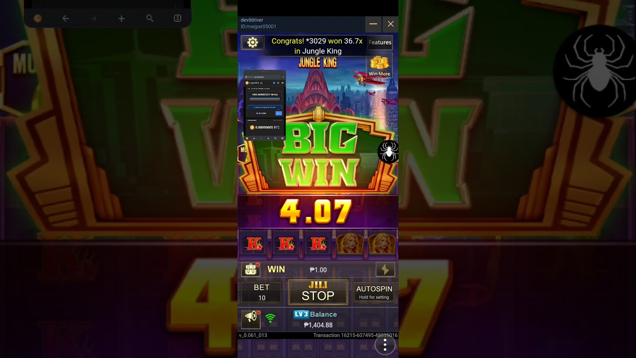 Jungle King Round 2 Bonus Game