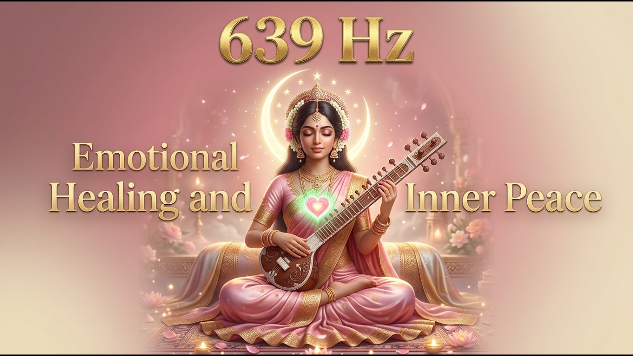 “639 Hz Theta Sitar Meditation | Emotional Healing & Inner Peace”
