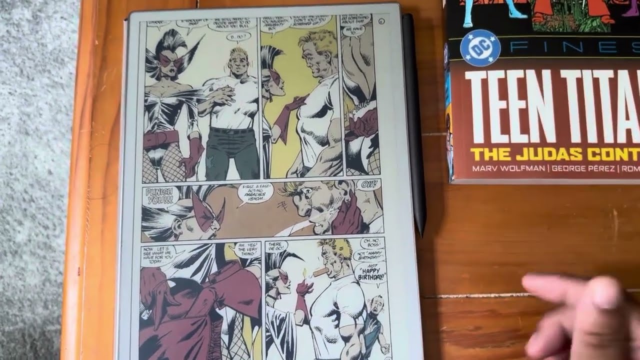My number one choice for reading comic books is on the Remarkable Paper