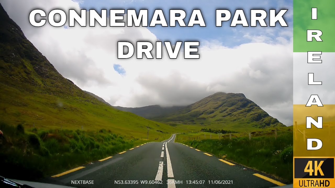 Virtual Drive in Connemara National Park | 4K Dash Cam | Explore Ireland Driving | Summer 2021
