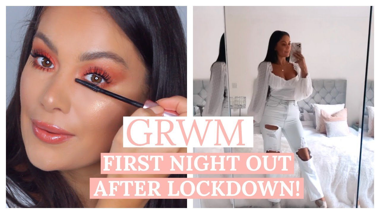 GET READY WITH ME - NEW BARRY M MAKEUP + JEANS WITH A NICE TOP | Beauty's Big Sister