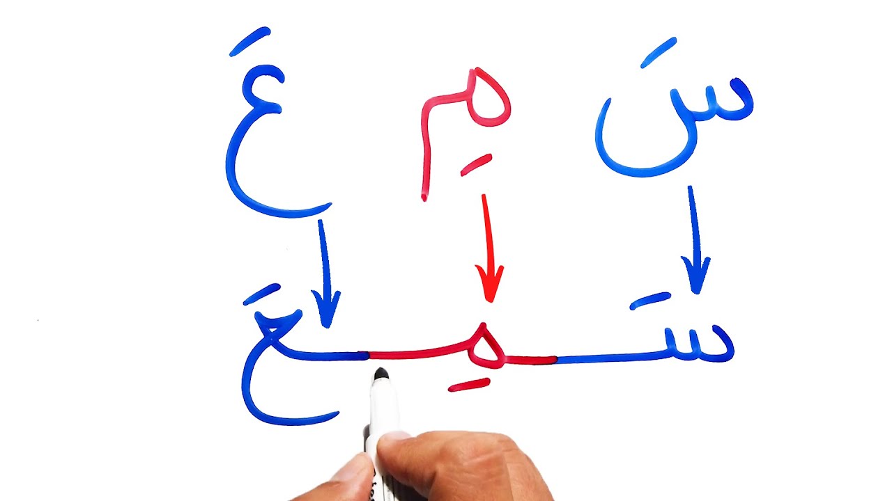 تعليم القراءة والكتابة كلمات بحركة الفتح والكسر من الحروف Reading Arabic Words for beginners