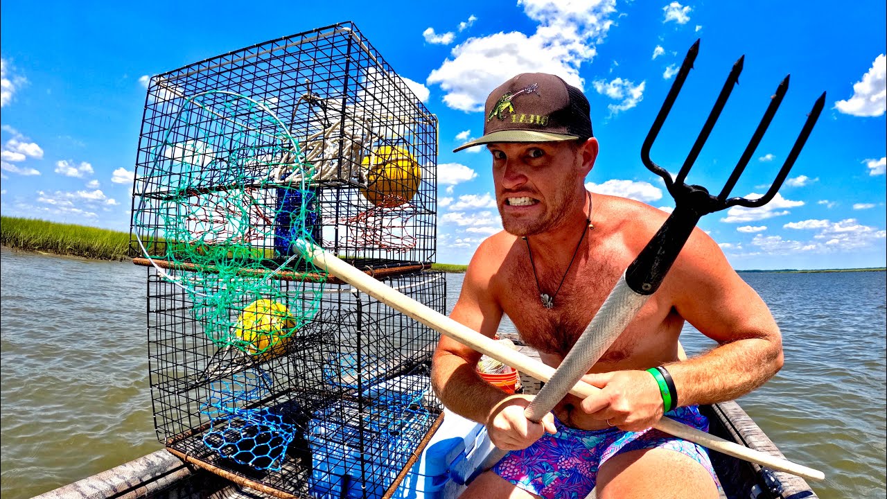 No Rod No Reel- Eat Only What I Catch! (2 Days)
