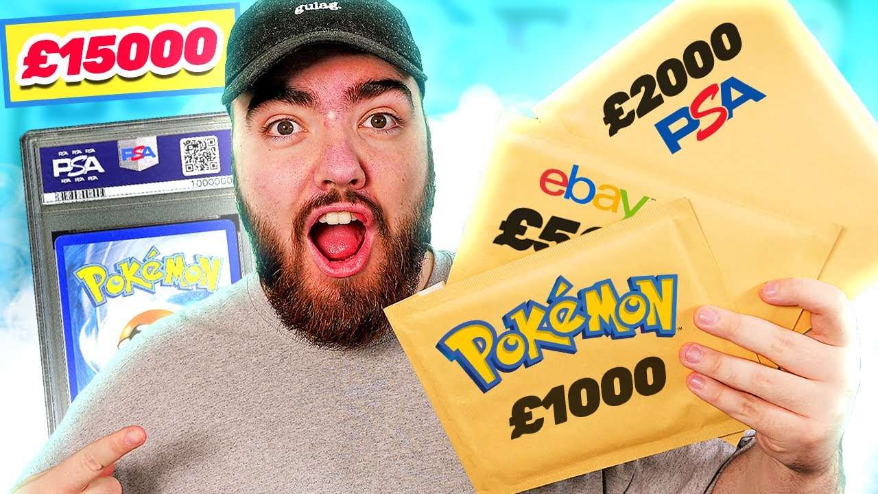 Мои покупки на eBay с картами POKÉMON на сумму 15 000 фунтов стерлингов! (Карты PSA, бустеры и на...