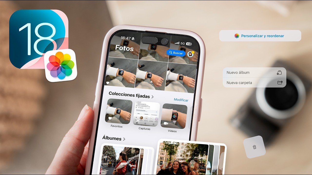 Mis trucos para organizar la app Fotos de mi iPhone (con el caos de iOS 18) 🎞️