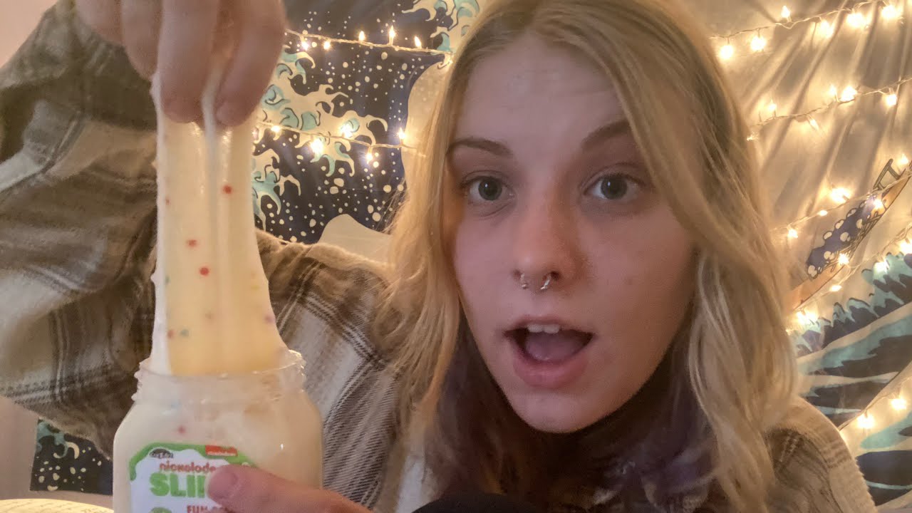 ASMR│ rambling + playing with slime! ✨ come chill and relax ✨
