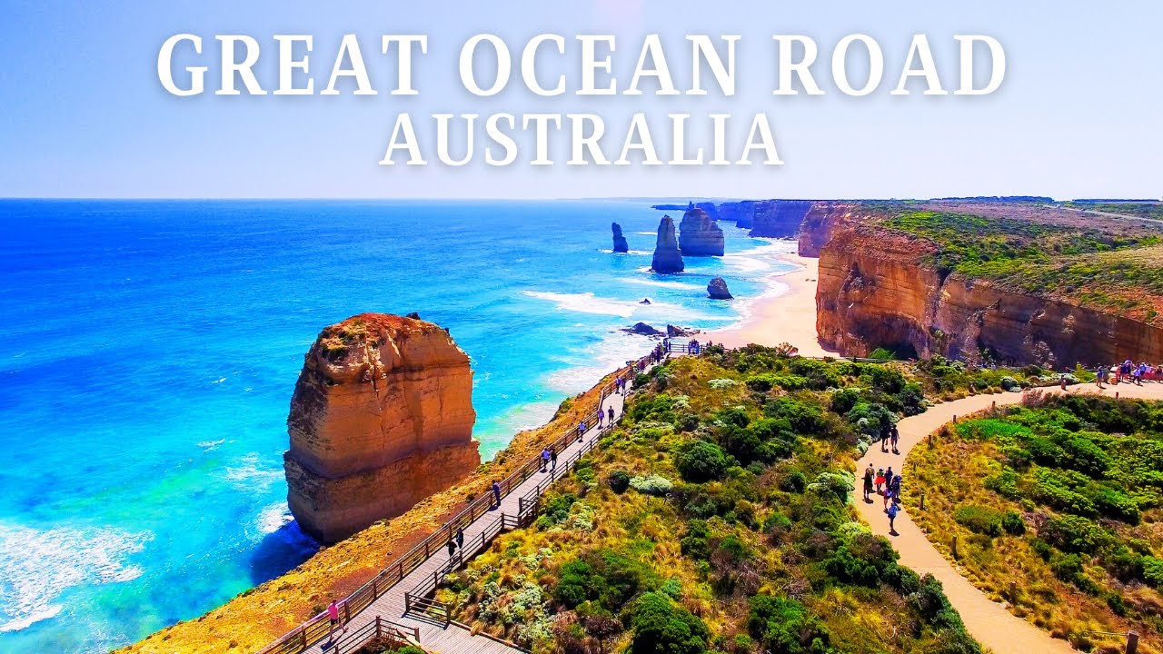 Great Ocean Road in Victoria Australia🇦🇺 4K UHD Drone video