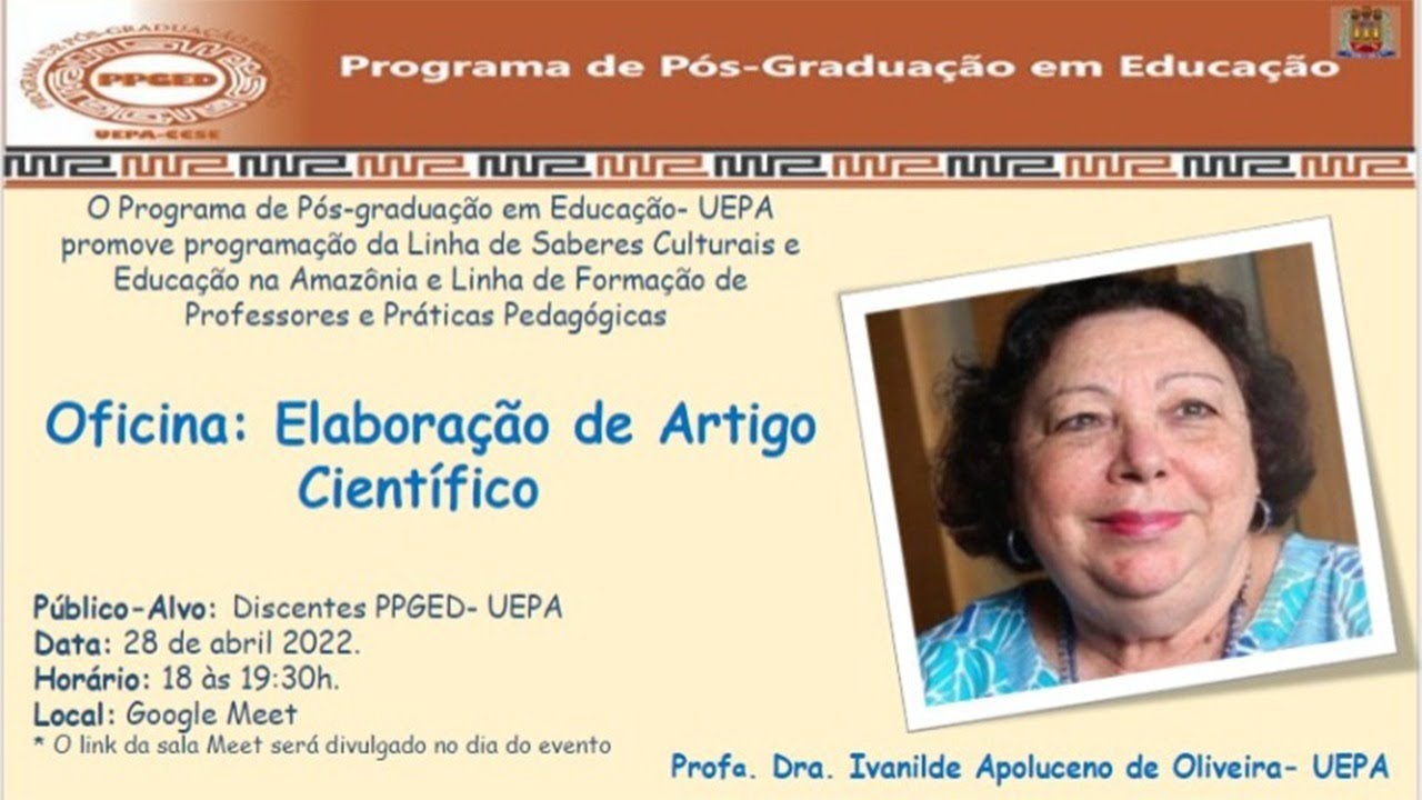 Oficina: Elaboração de Artigo Científico