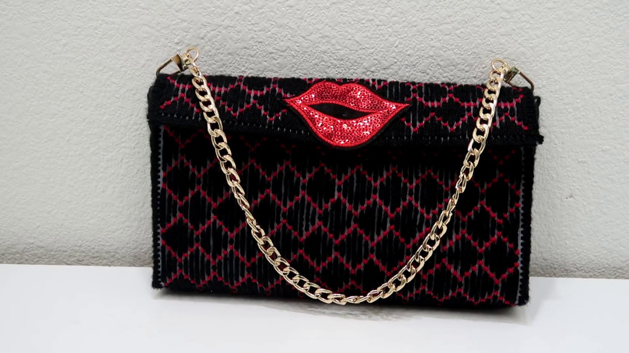Como hacer bolsa con plastic canvas  o Malla plastica