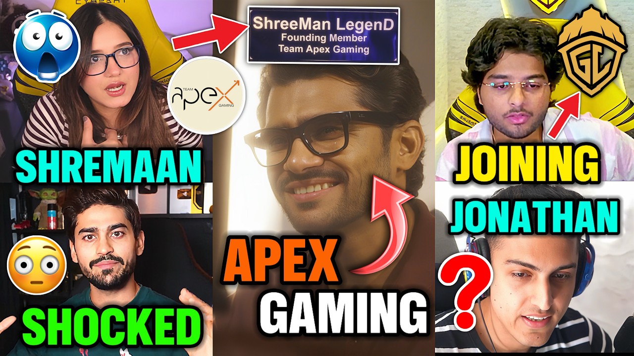 SHREEMAN LEGEND JOINS JONATHAN GAMING APEX ESPORTS AS FOUNDING MEMBER! DOBBY SHOCKED!