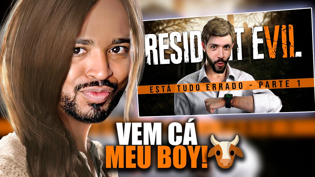 ESTÁ TUDO ERRADO COM: Resident Evil 7 ft. Raphael Rossatto - 1/2 @TheMFW #react