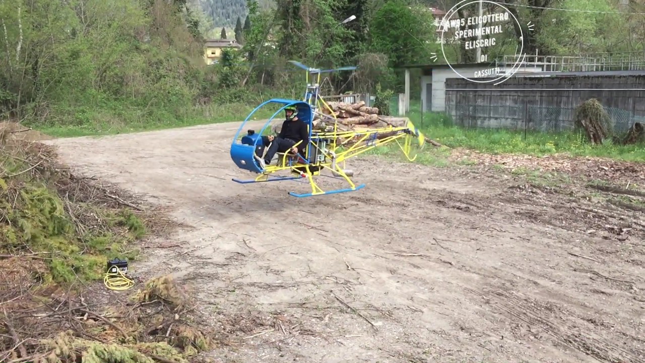 AW 95 Elicottero sperimentale Eliscric   Prove Tecniche di controllo comandi