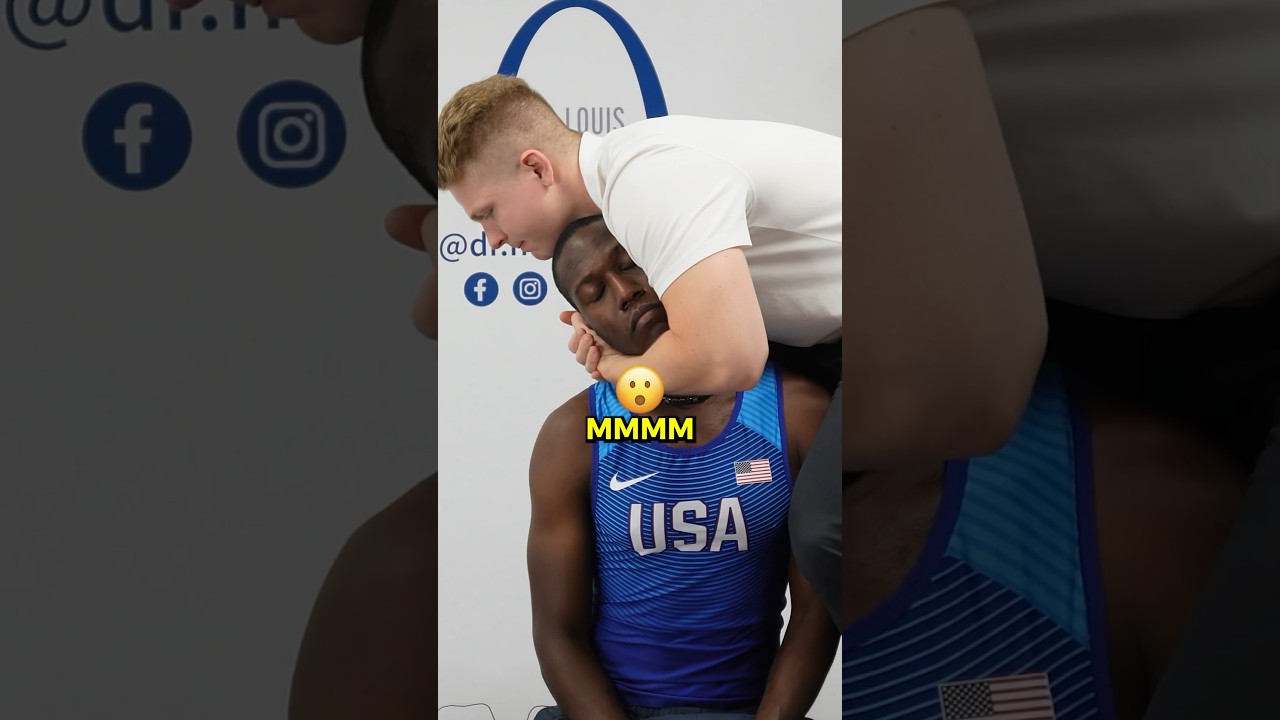 Легкоатлет сборной США по лёгкой атлетике сломался! #хиропрактик #больвспине #головныеболи #больвшее