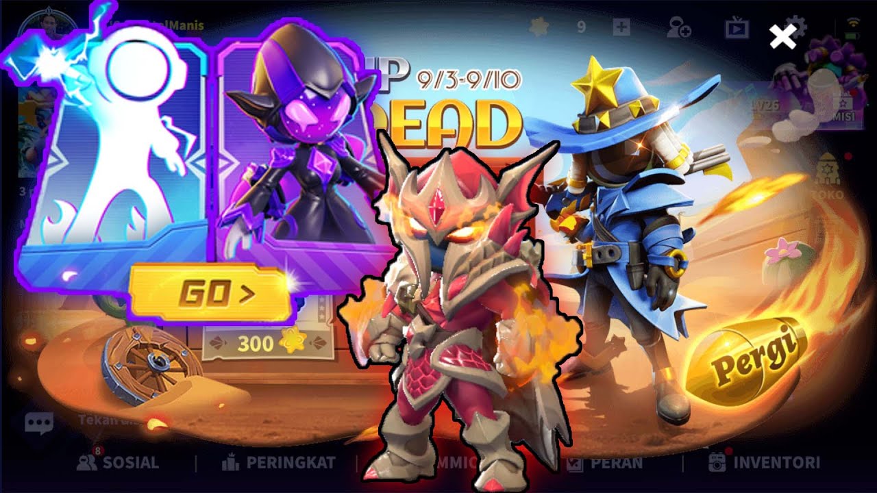 GACHA SKIN SPECIAL 2000 GOLDEN STAR !! Super Sus Indonesia